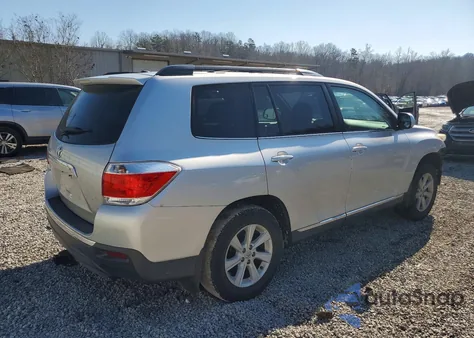 2012 Toyota Highlander Base из США, поврежденный, VIN 5TDZK3EH6CS080312